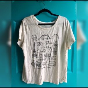 Ivory Paris & London tee